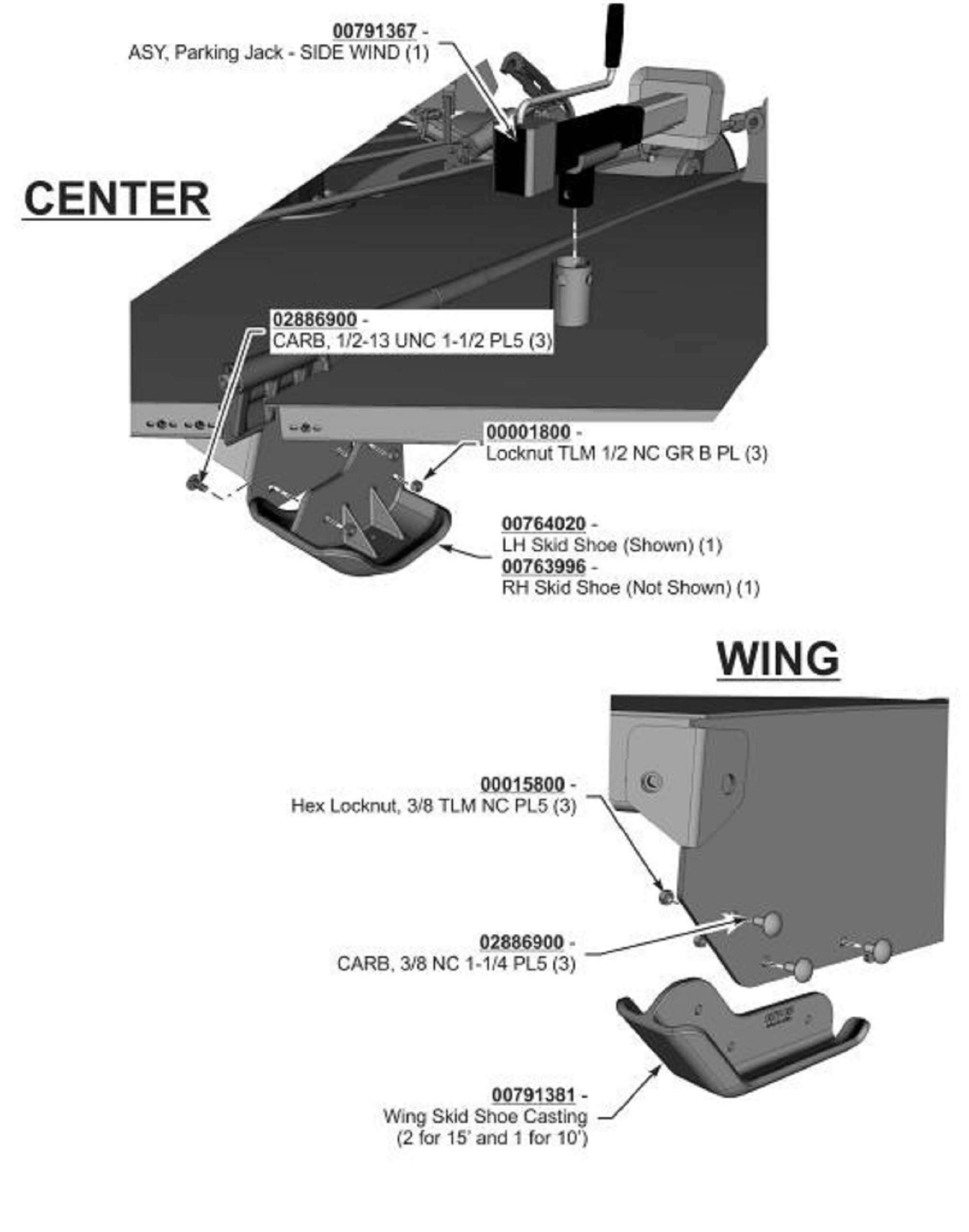 SERVIS RHINO EPIC SERIES 4105 4150 4155 FLEX WING MECHANICAL LEVEL LIFT